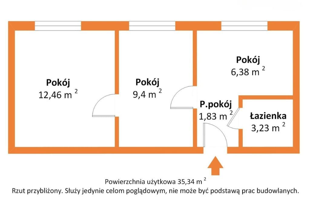 Mieszkanie 2 pokojowe na Sprzedaż