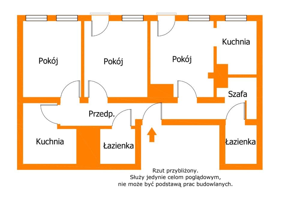 Mieszkanie 3 pokojowe na Sprzedaż