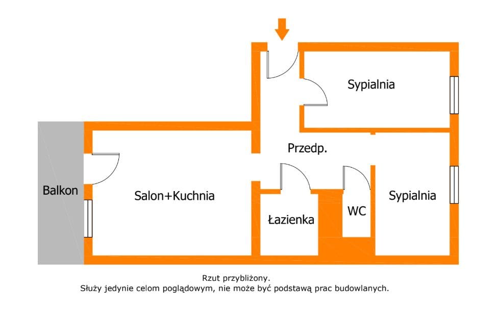 Mieszkanie 3 pokojowe na Sprzedaż