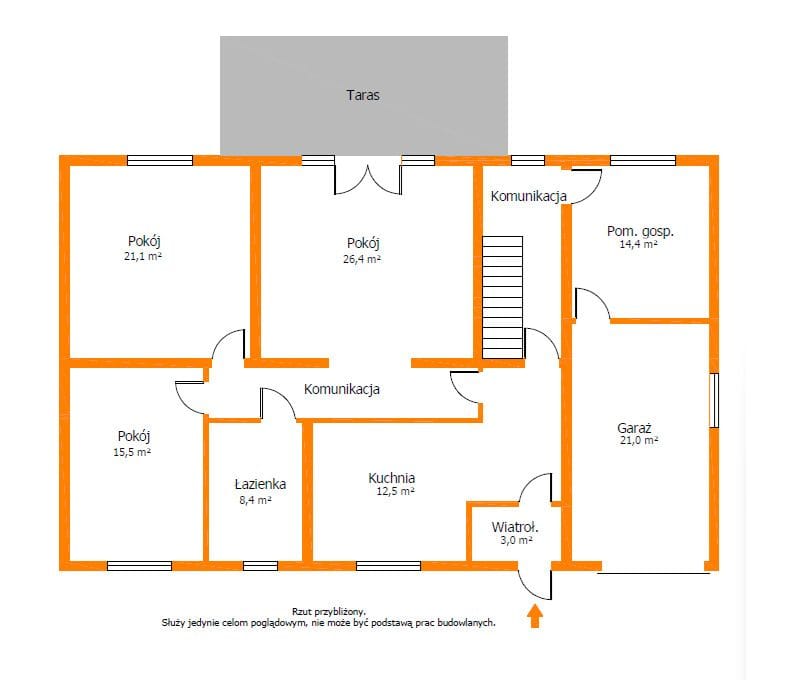 Dom 3 pokojowe na Sprzedaż