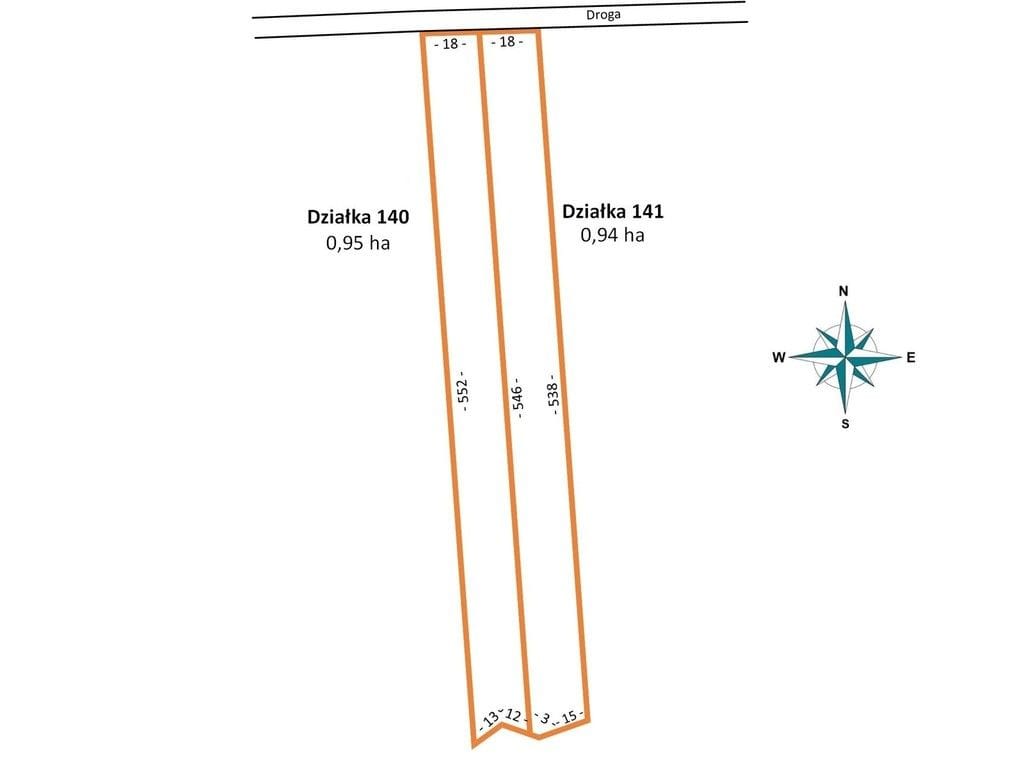 Działka  pokojowe na Sprzedaż