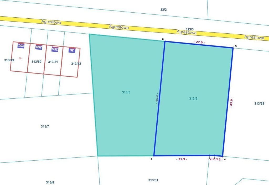Działka  pokojowe na Sprzedaż