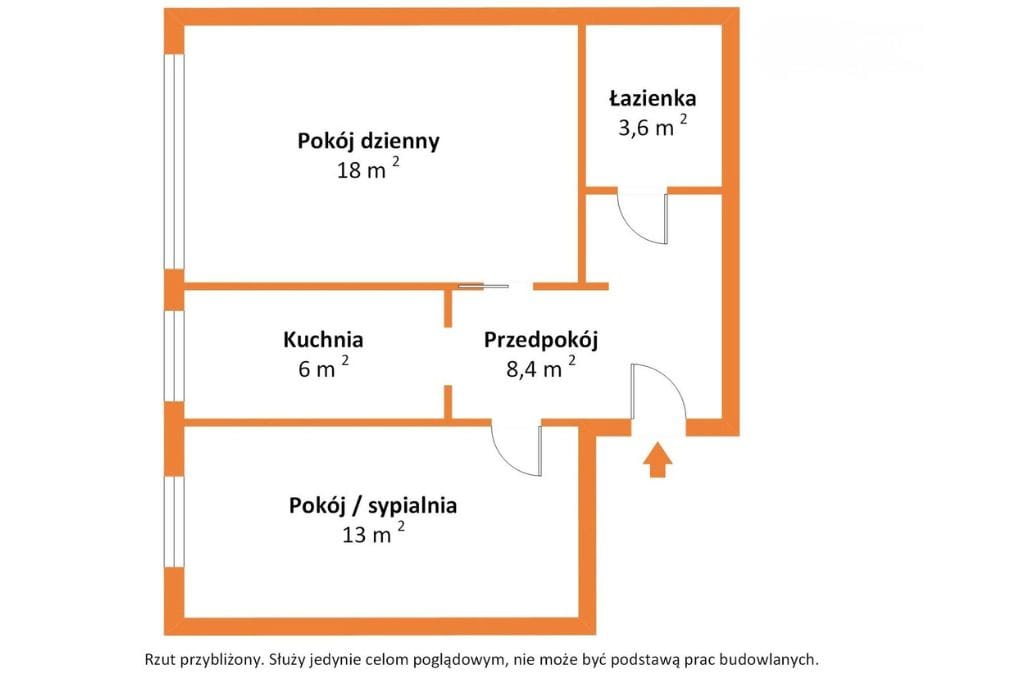 Mieszkanie 2 pokojowe na Sprzedaż