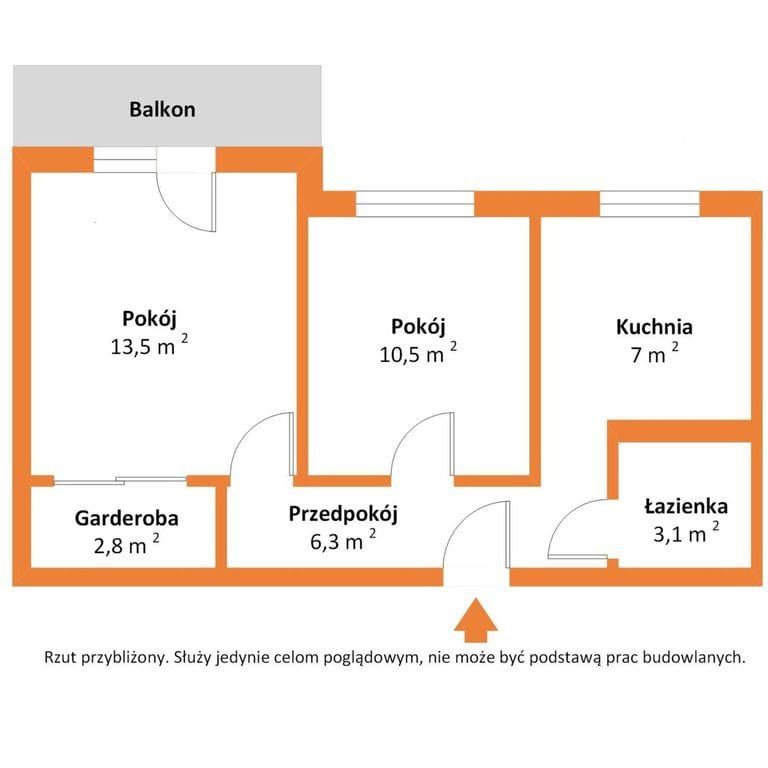 Mieszkanie 2 pokojowe na Sprzedaż