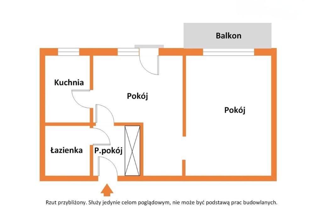 Mieszkanie 2 pokojowe na Sprzedaż