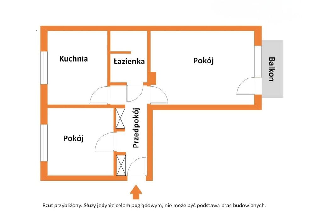 Mieszkanie 2 pokojowe na Sprzedaż