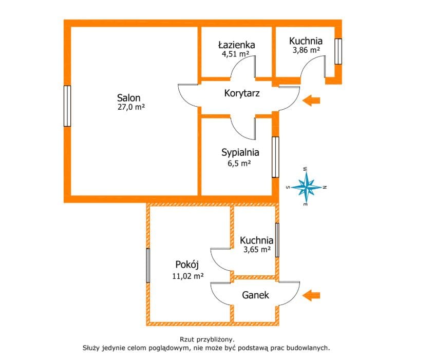 Dom 2 pokojowe na Sprzedaż