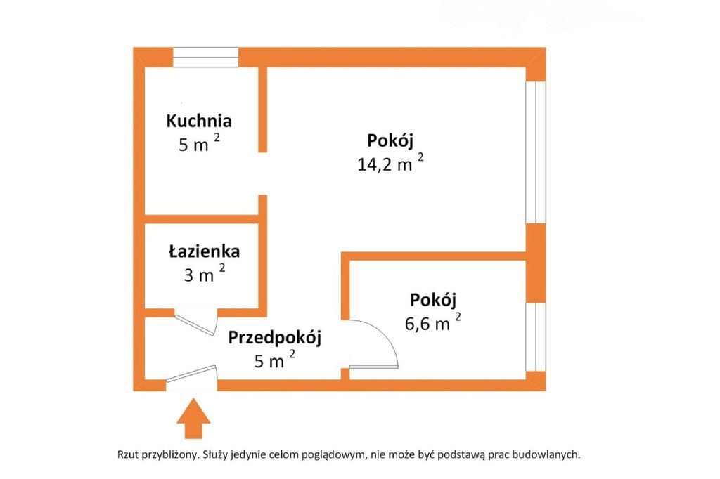 Mieszkanie 2 pokojowe na Sprzedaż