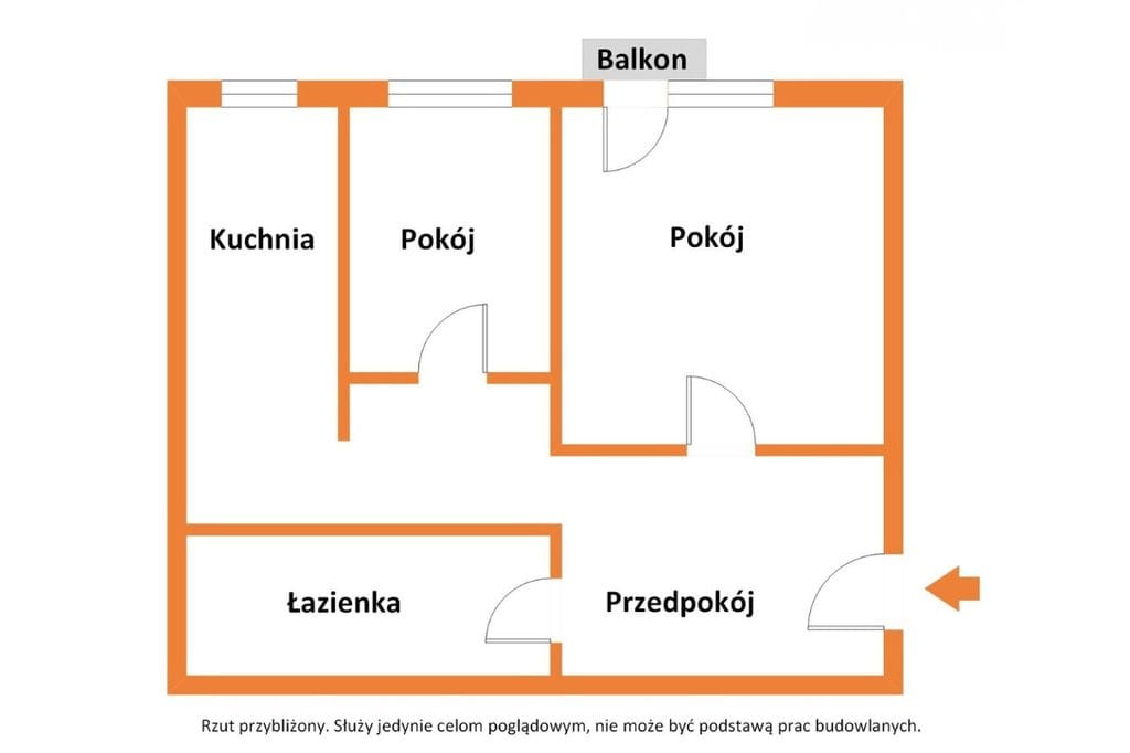 Mieszkanie 2 pokojowe na Sprzedaż