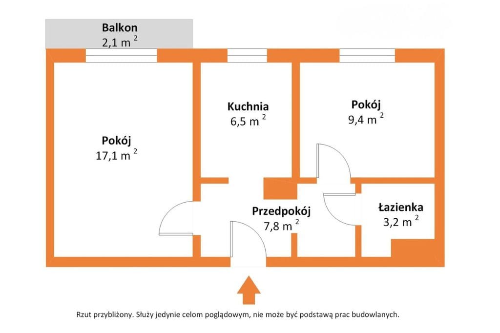 Mieszkanie 2 pokojowe na Sprzedaż