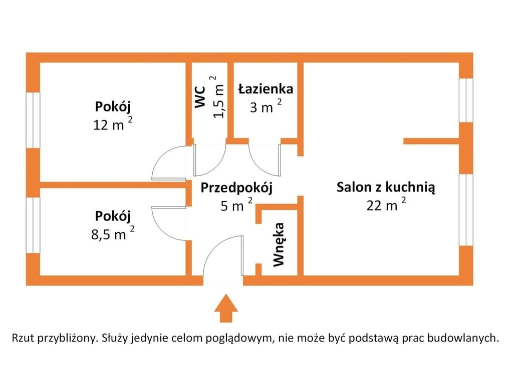 Mieszkanie 3 pokojowe na Sprzedaż