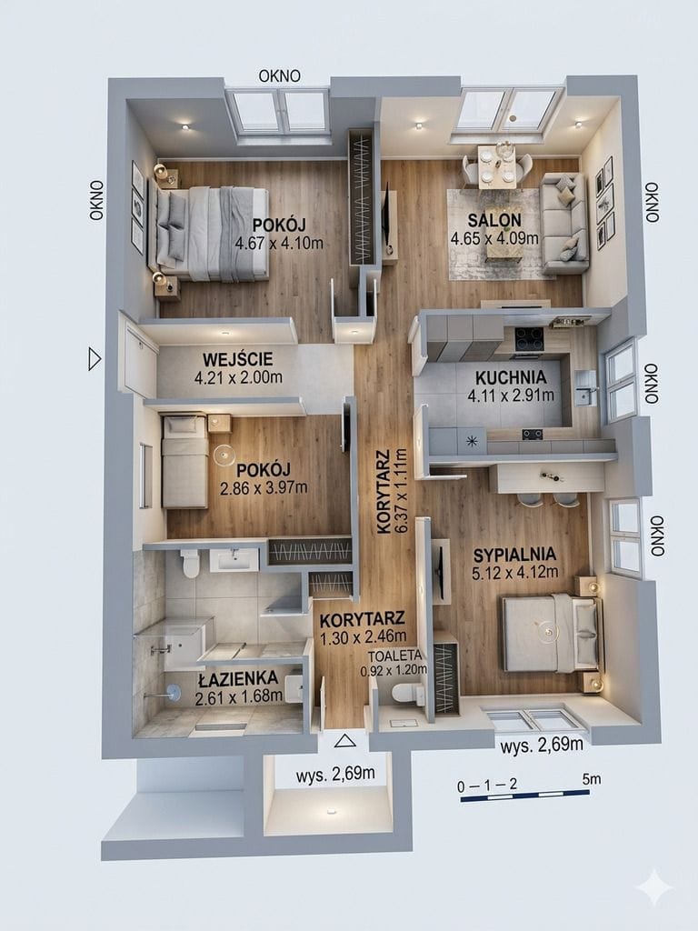 Dom 4 pokojowe na Sprzedaż