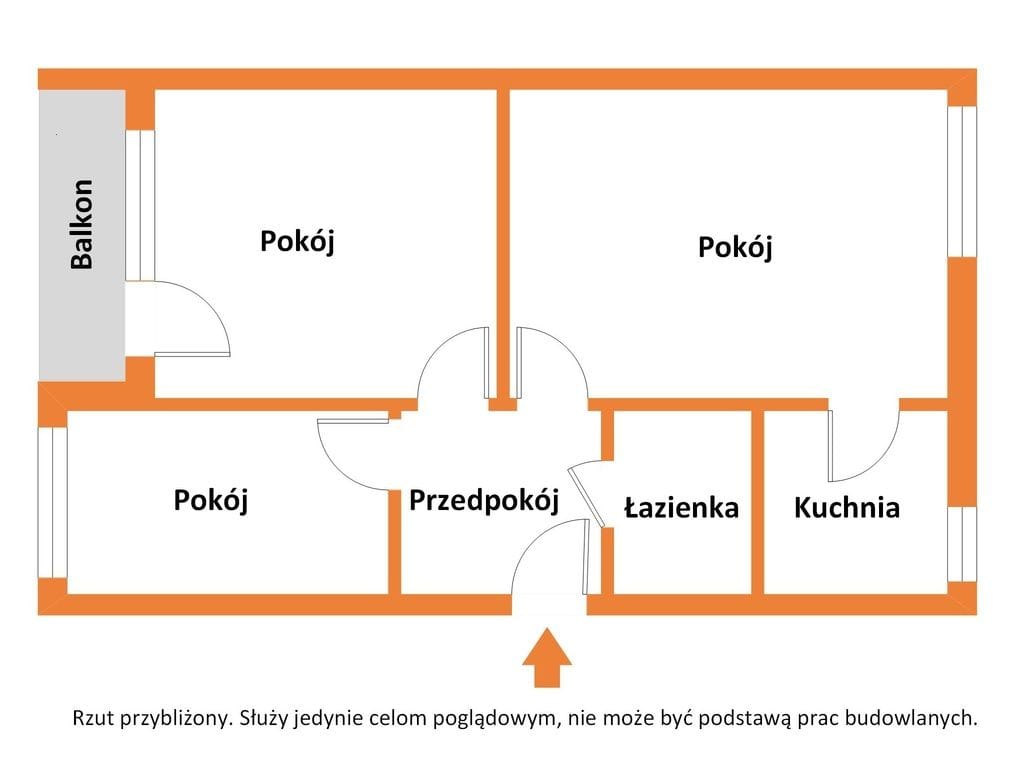 Mieszkanie 3 pokojowe na Sprzedaż