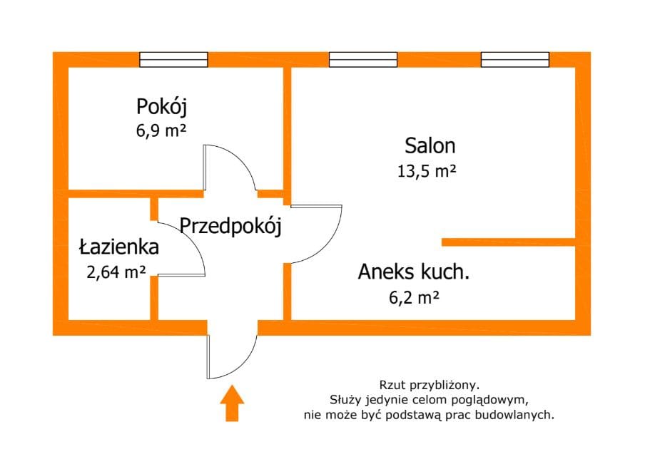 Mieszkanie 2 pokojowe na Sprzedaż