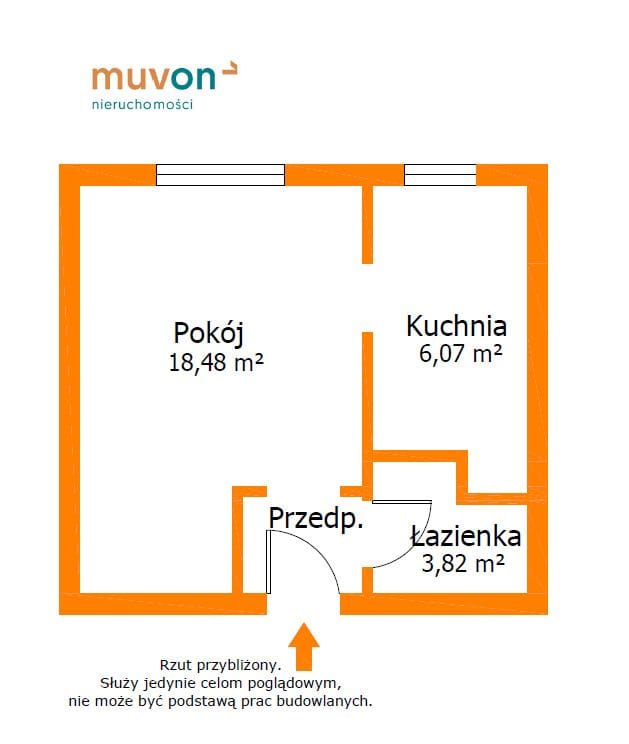 Mieszkanie 1 pokojowe na Sprzedaż