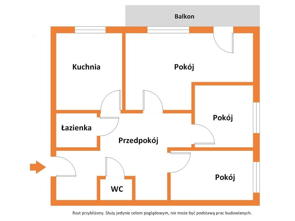 Mieszkanie 3 pokojowe na Sprzedaż