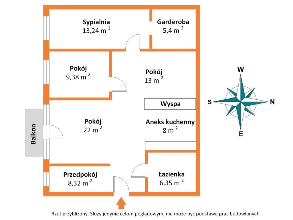 Mieszkanie 3 pokojowe na Sprzedaż