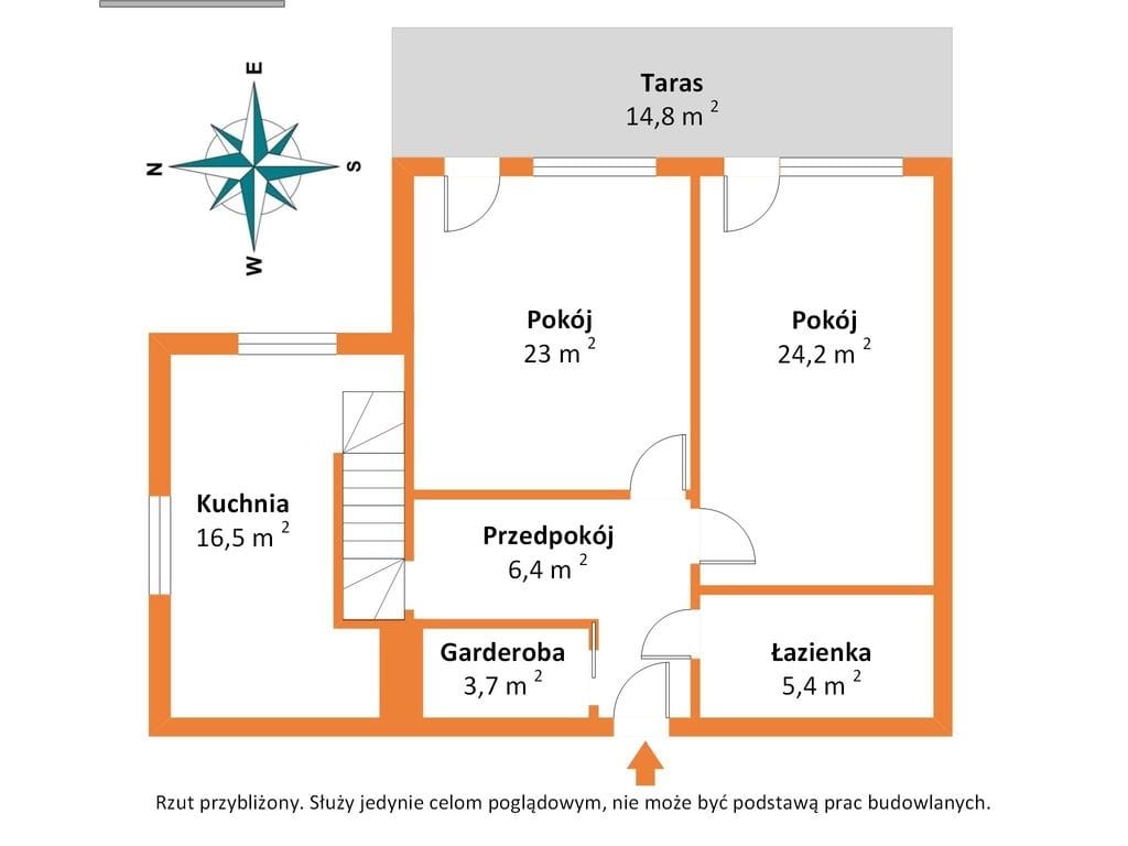 Mieszkanie 2 pokojowe na Sprzedaż