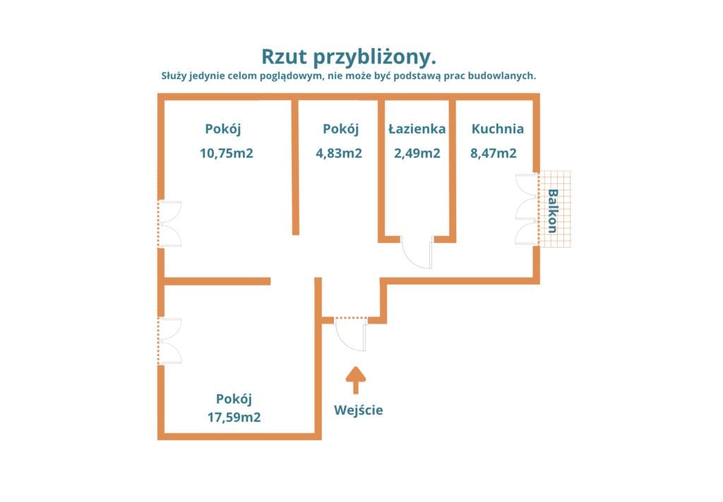 Mieszkanie 2 pokojowe na Sprzedaż