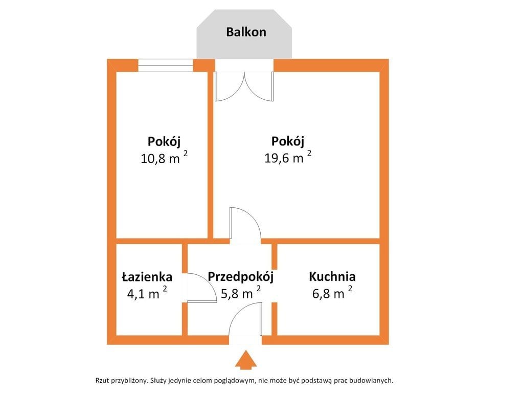 Mieszkanie 2 pokojowe na Sprzedaż