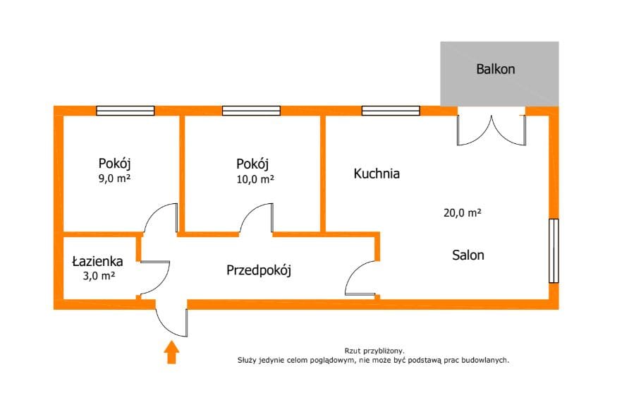 Mieszkanie 3 pokojowe na Sprzedaż