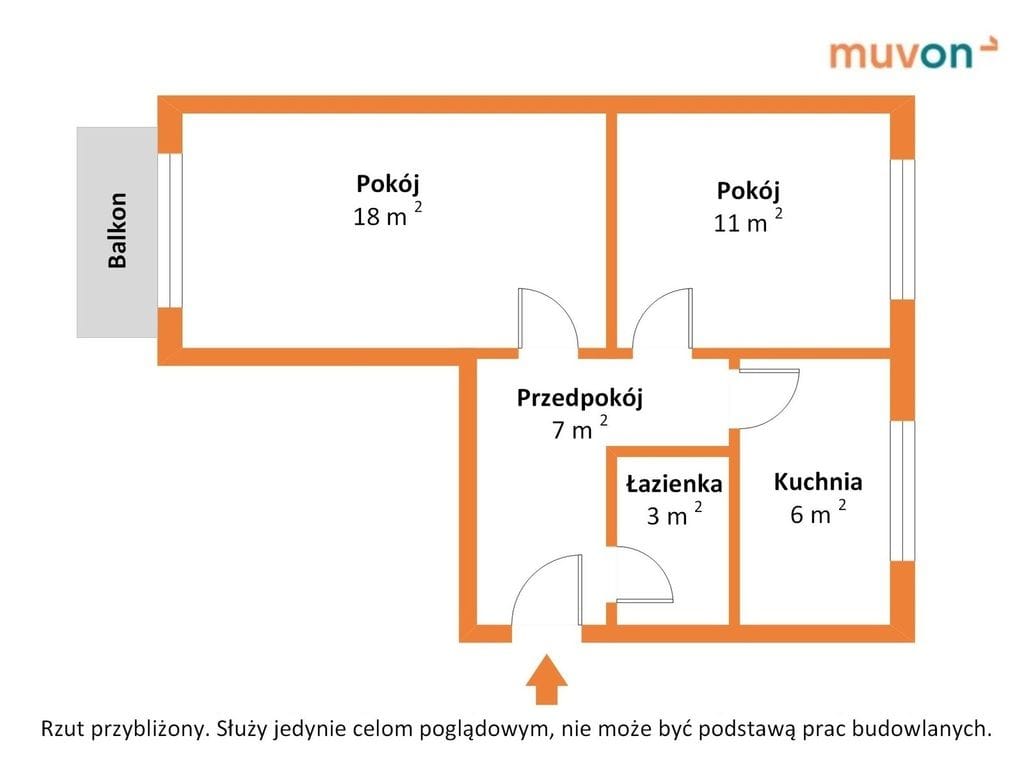 Mieszkanie 2 pokojowe na Sprzedaż