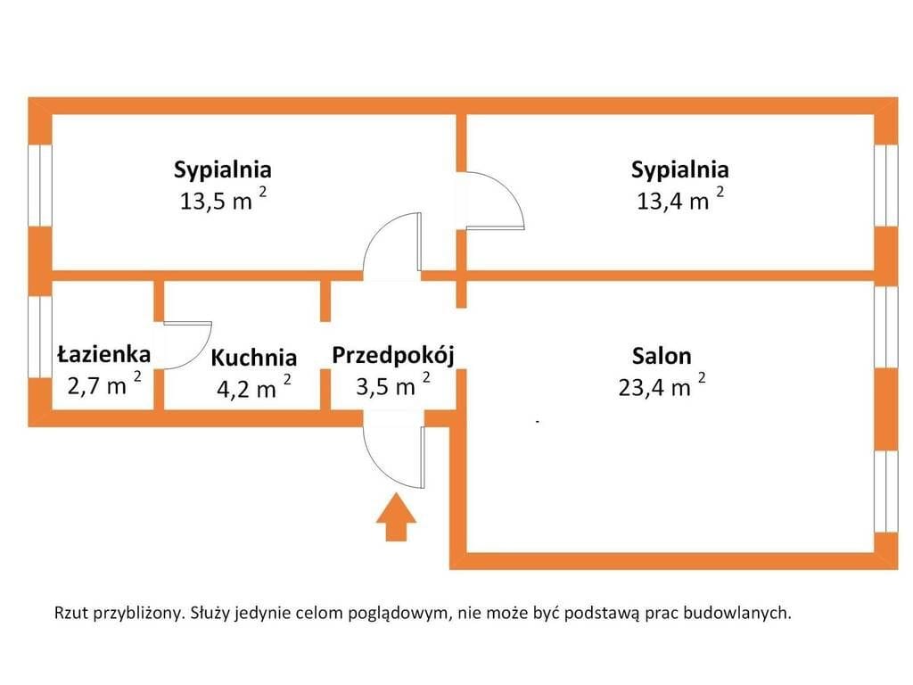 Mieszkanie 3 pokojowe na Sprzedaż