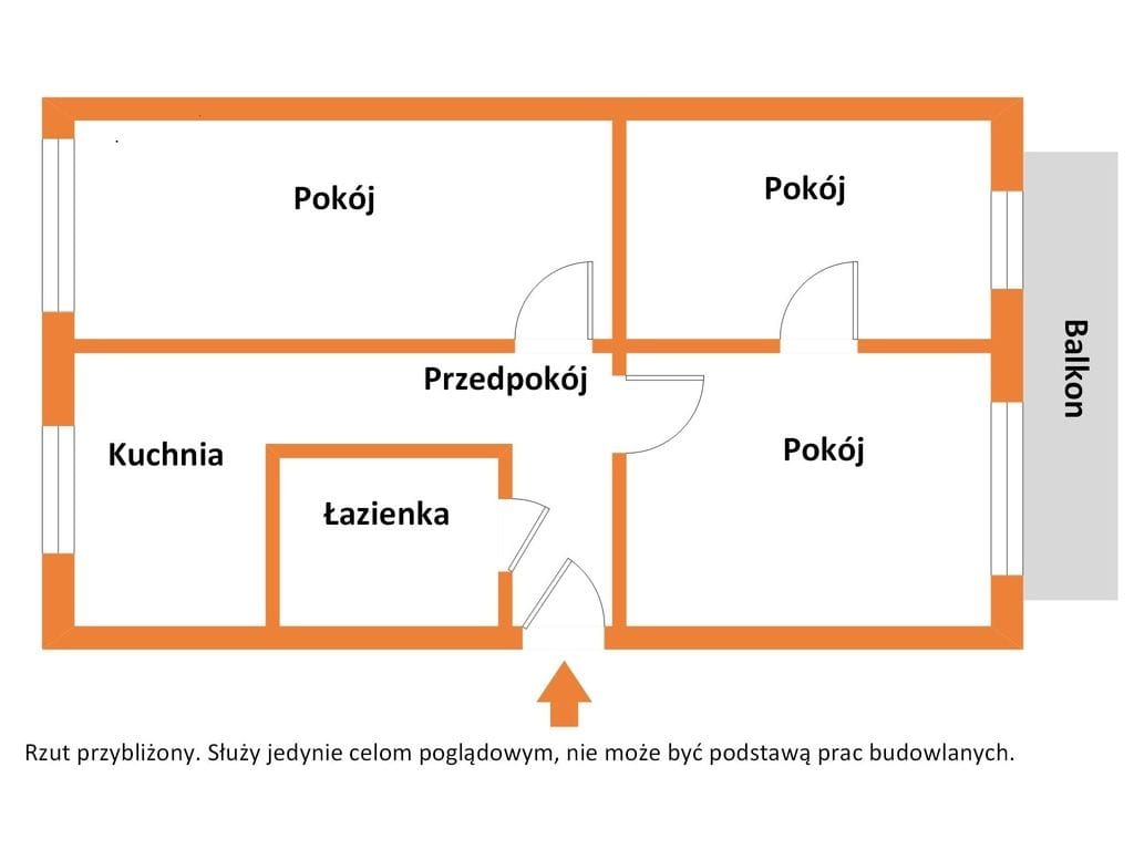 Mieszkanie 3 pokojowe na Sprzedaż