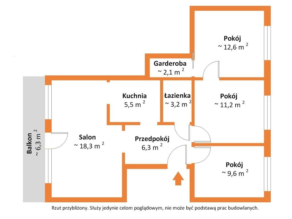 Mieszkanie 4 pokojowe na Sprzedaż