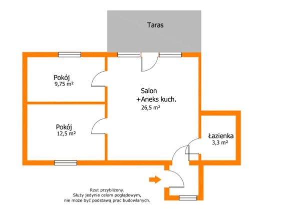 Mieszkanie 3 pokojowe na Sprzedaż