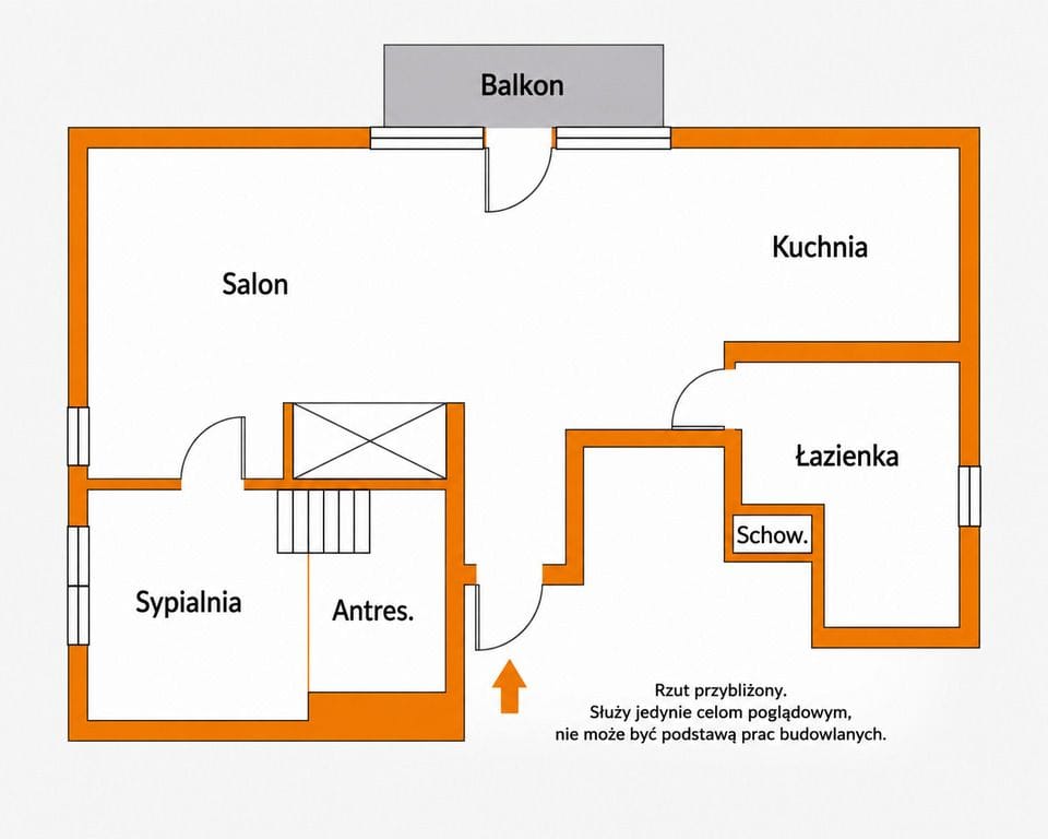 Mieszkanie 2 pokojowe na Sprzedaż