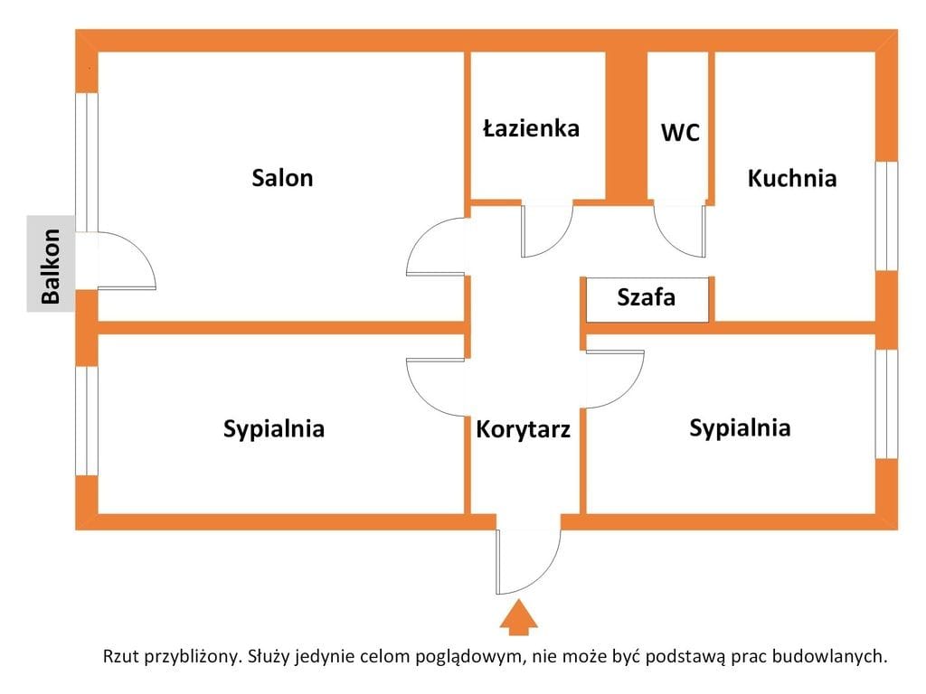 Mieszkanie 3 pokojowe na Sprzedaż
