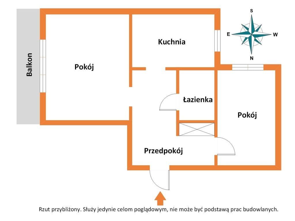 Mieszkanie 2 pokojowe na Sprzedaż