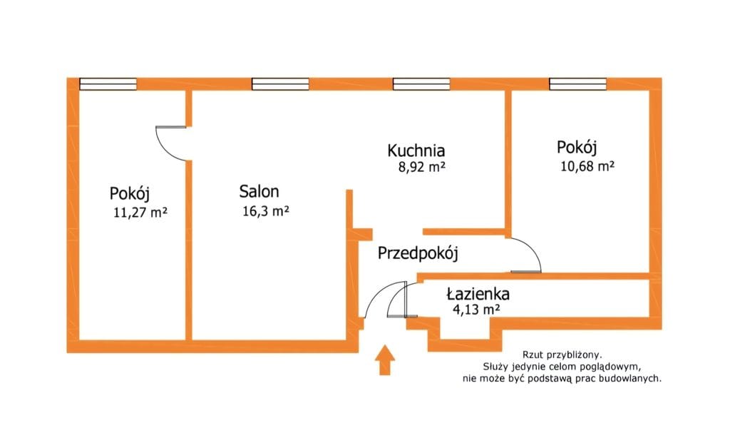 Mieszkanie 3 pokojowe na Sprzedaż