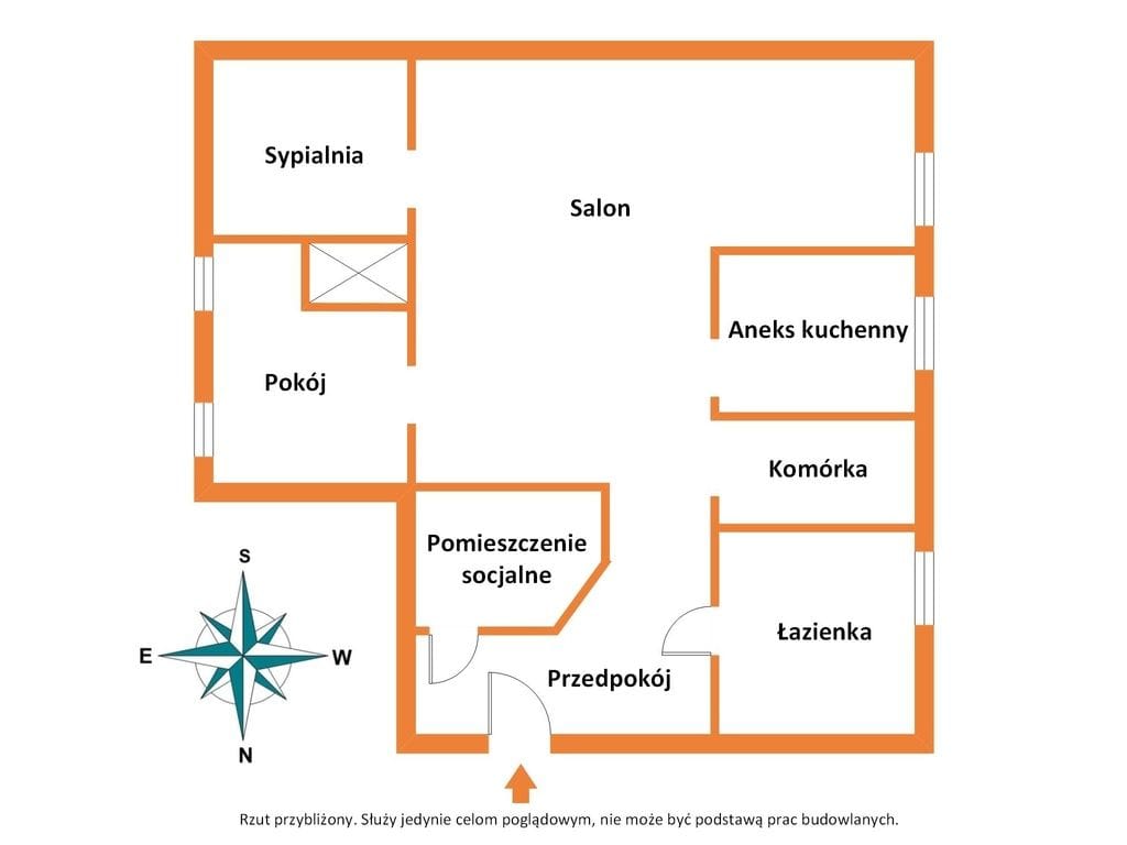 Mieszkanie 3 pokojowe na Sprzedaż
