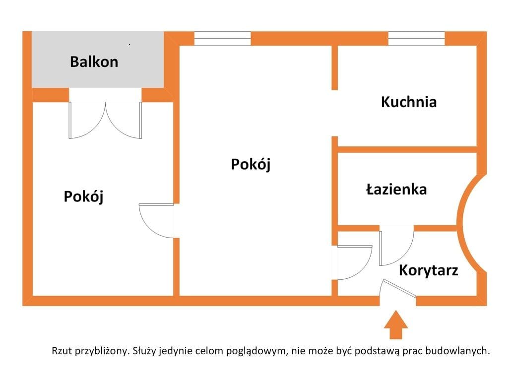 Mieszkanie 2 pokojowe na Sprzedaż