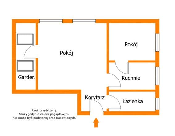 Mieszkanie 2 pokojowe na Sprzedaż