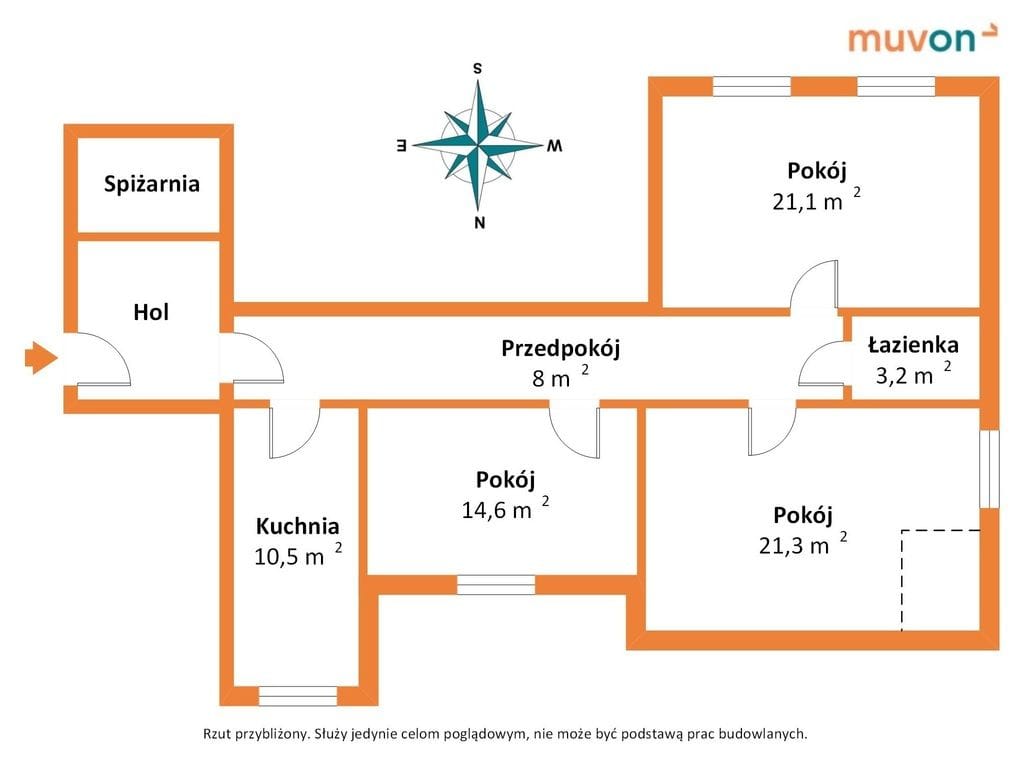 Mieszkanie 3 pokojowe na Sprzedaż