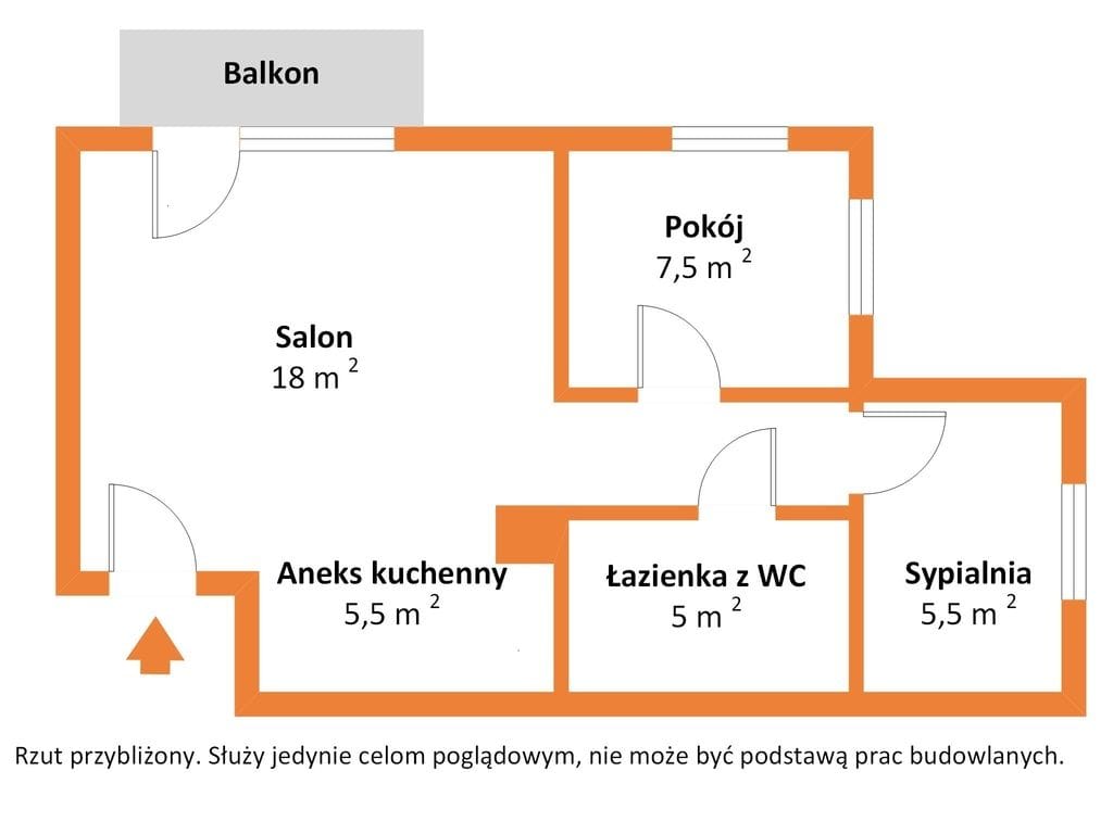 Mieszkanie 3 pokojowe na Sprzedaż