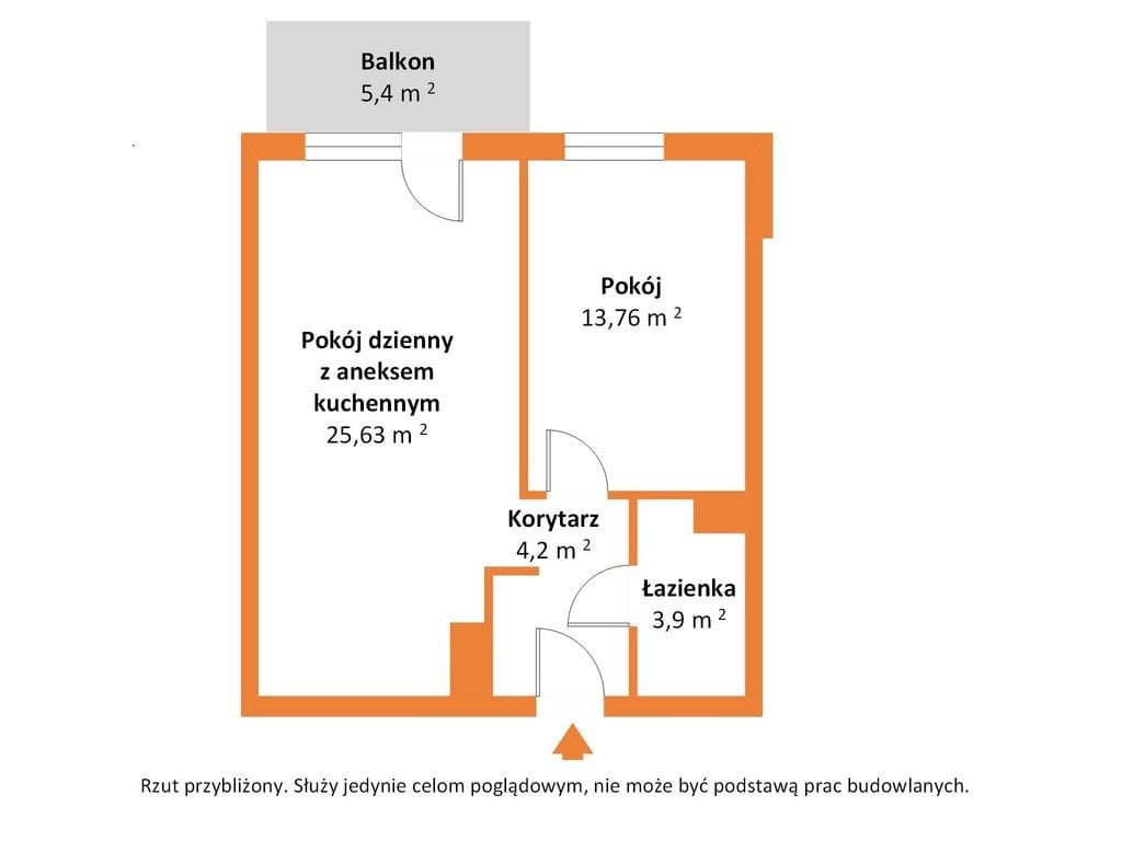 Mieszkanie 2 pokojowe na Sprzedaż