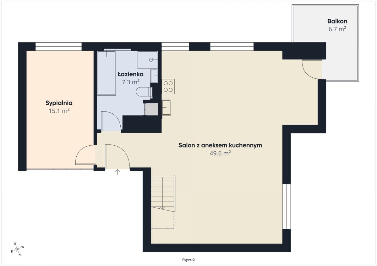 Mieszkanie 3 pokojowe na Sprzedaż