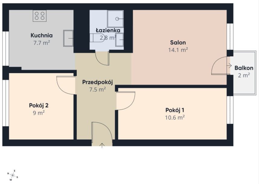 Mieszkanie 3 pokojowe na Sprzedaż