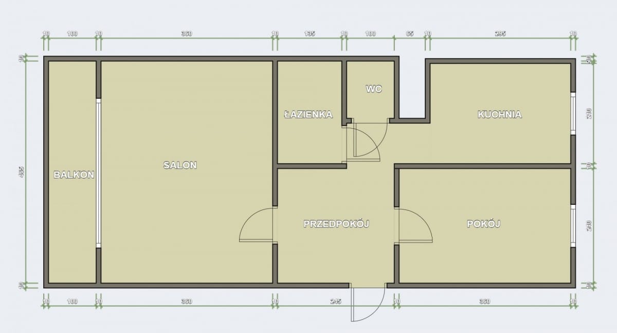 Mieszkanie 3 pokojowe na Wynajem