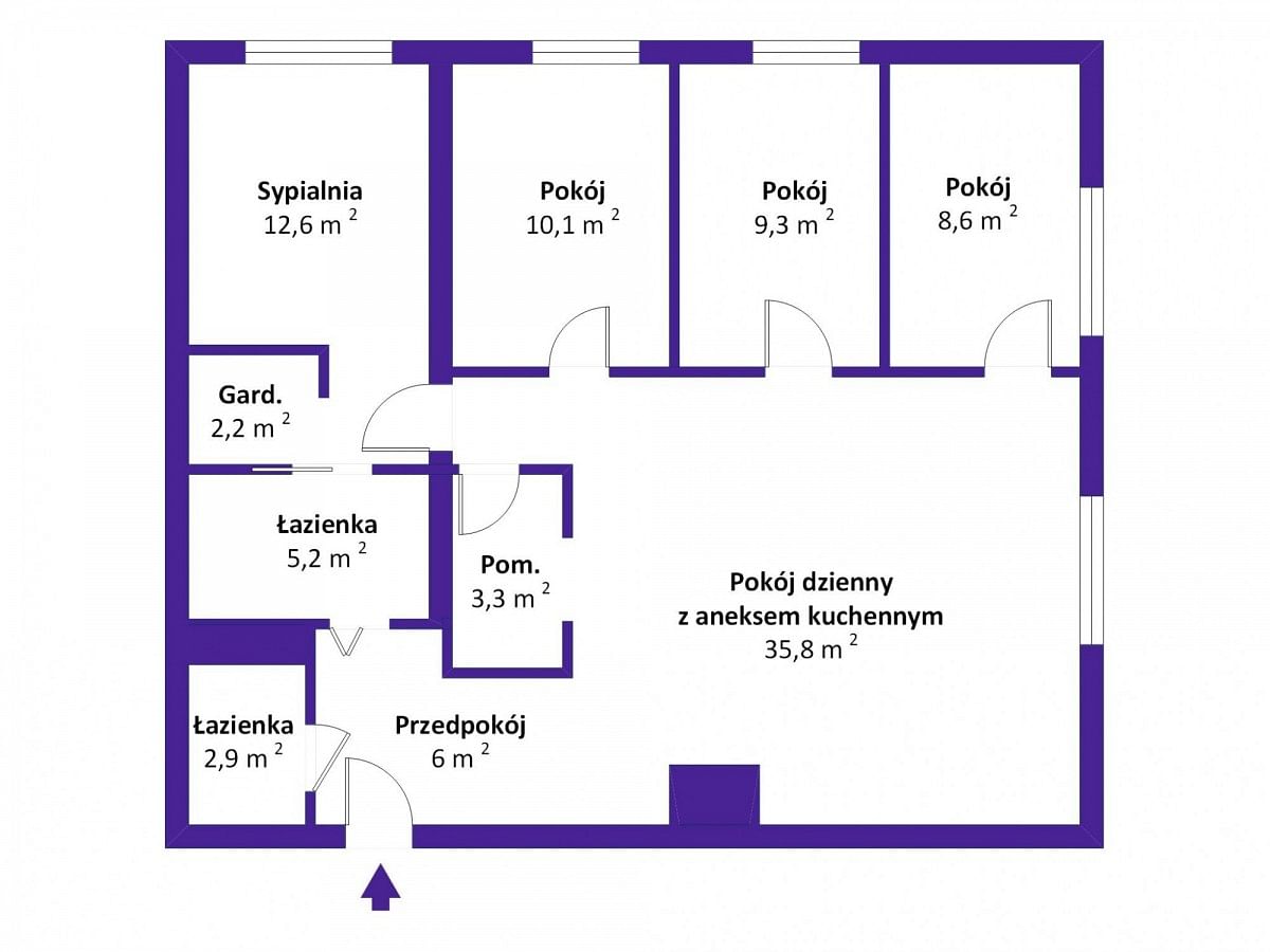 Mieszkanie 4 pokojowe na Sprzedaż