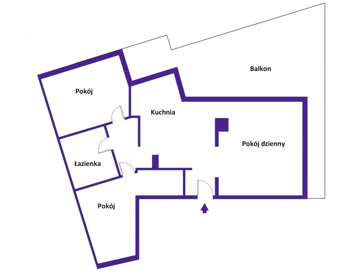 Mieszkanie 3 pokojowe na Sprzedaż