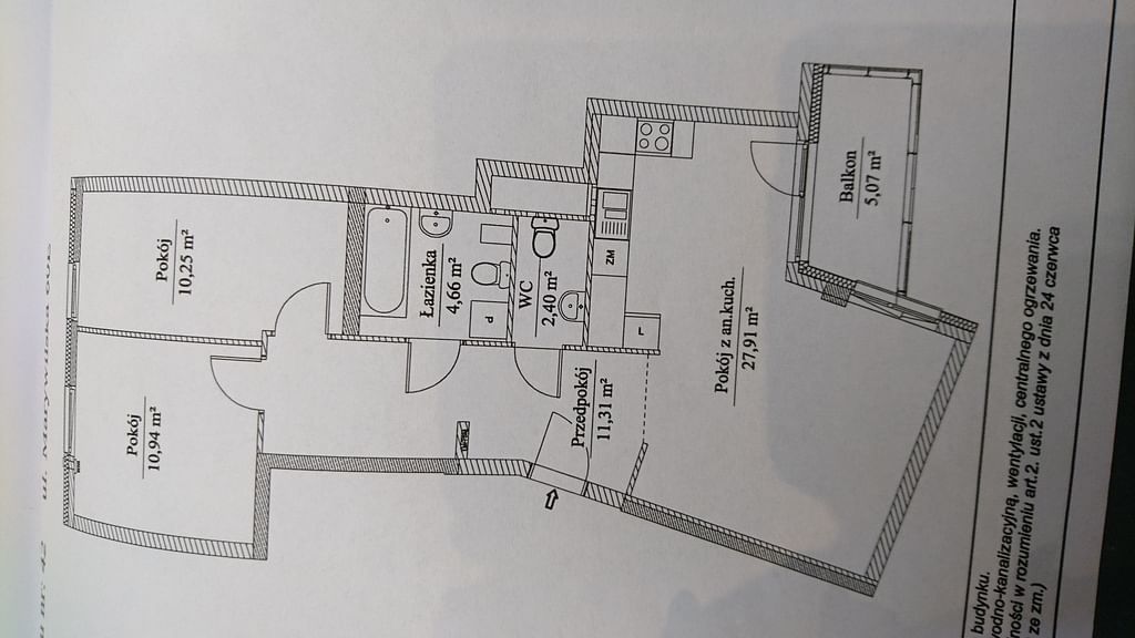 Mieszkanie 3 pokojowe na Sprzedaż
