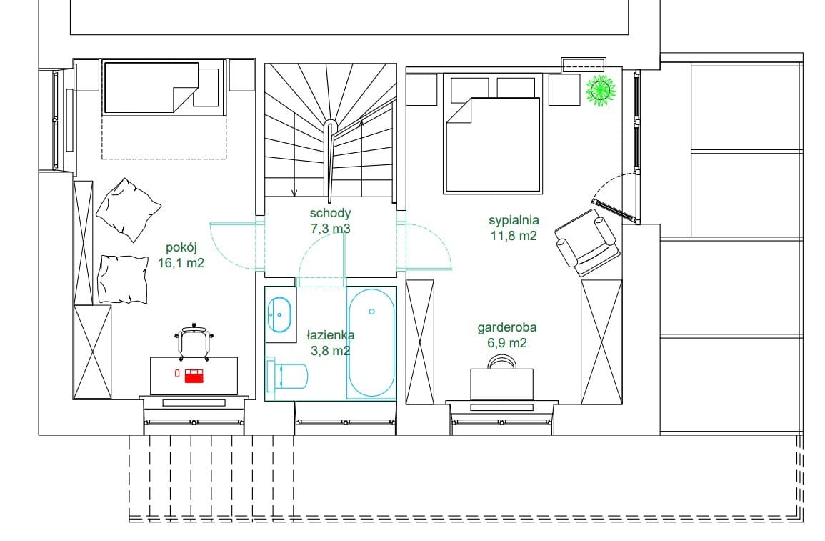 Dom 6 pokojowe na Wynajem