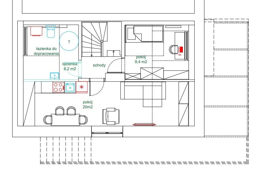Dom 6 pokojowe na Wynajem