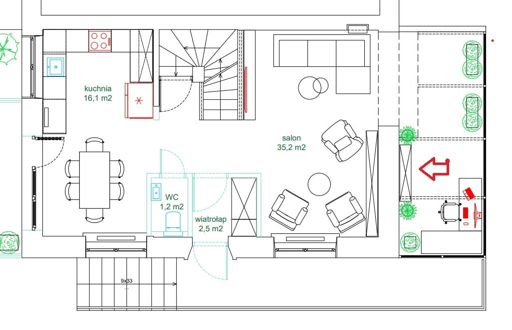 Dom 6 pokojowe na Wynajem