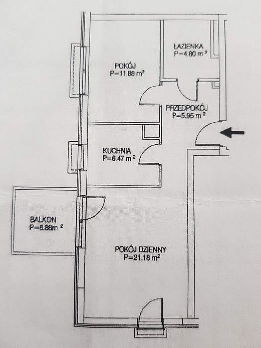 Mieszkanie 2 pokojowe na Sprzedaż